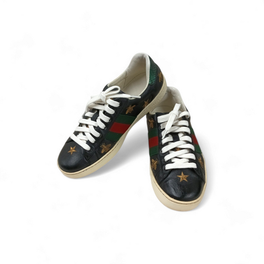 GUCCI Sneaker Size 5 (35) Lady's Black 386750 Rank B