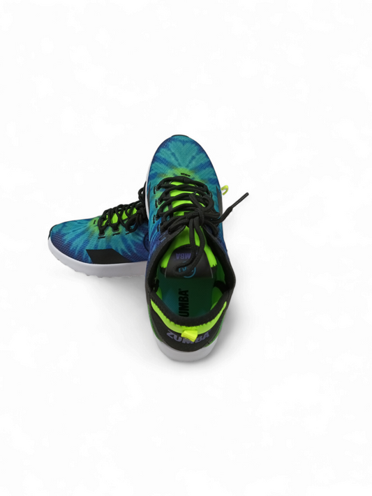 ZUMBA WEAR Sheaker 8.5 Mens Green/Blue RankA