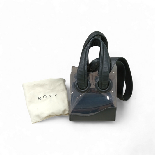 BOYY Tote bag DEON19 Black **Stain** Rank B