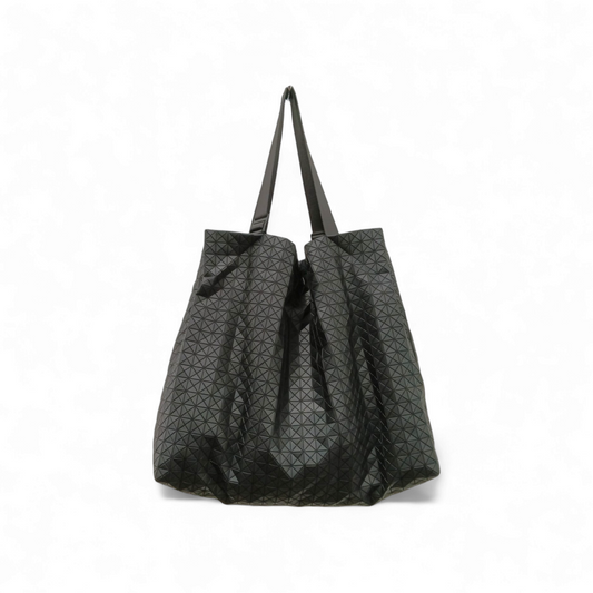 BAO BAO ISSEY MIYAKE Tote Bag BB04-4G761 Black Rank B