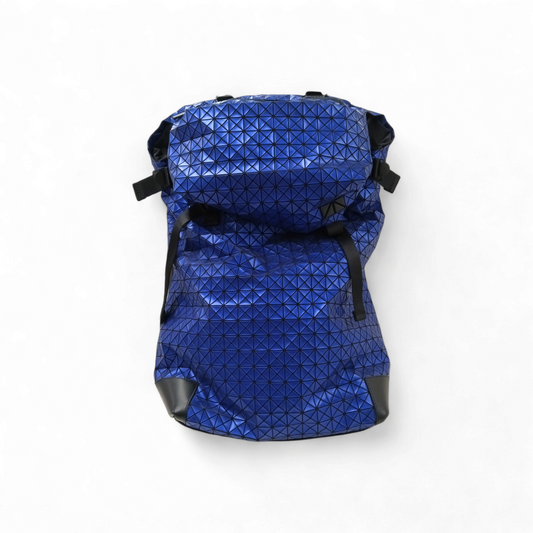 BAO BAO ISSEY MIYAKE RUCK Blue/Black BB99-AG505 Hiker Backpack Rank A