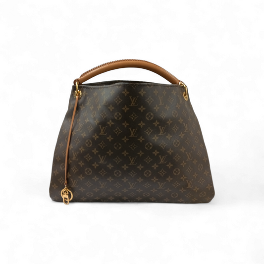 LOUIS VUITTON Tote Bag Astsy monogram MM M40249 Brown AR1120 Rank AB