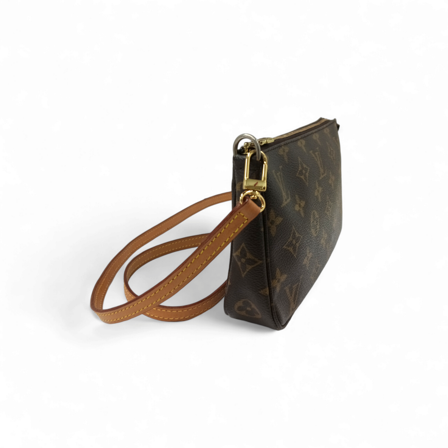 LOUIS VUITTON Shoulder Bag Monogram M40712 Brown **Damage/Stain** SD0012 Pochette Accessoires Rank C