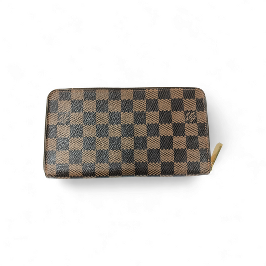 LOUIS VUITTON Long Wallet Damier N60003 Brown CA2039 Rank AB