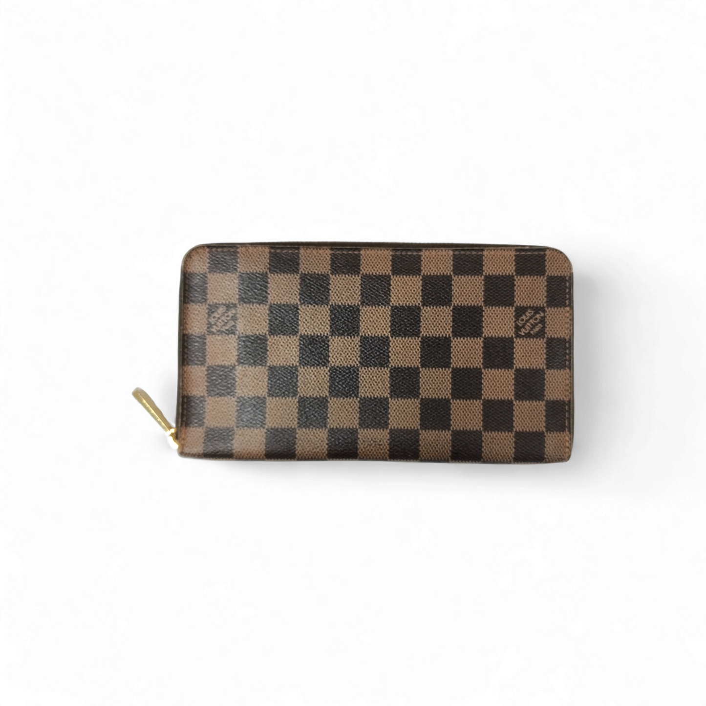 LOUIS VUITTON Long Wallet Damier N60003 Brown CA2039 Rank AB