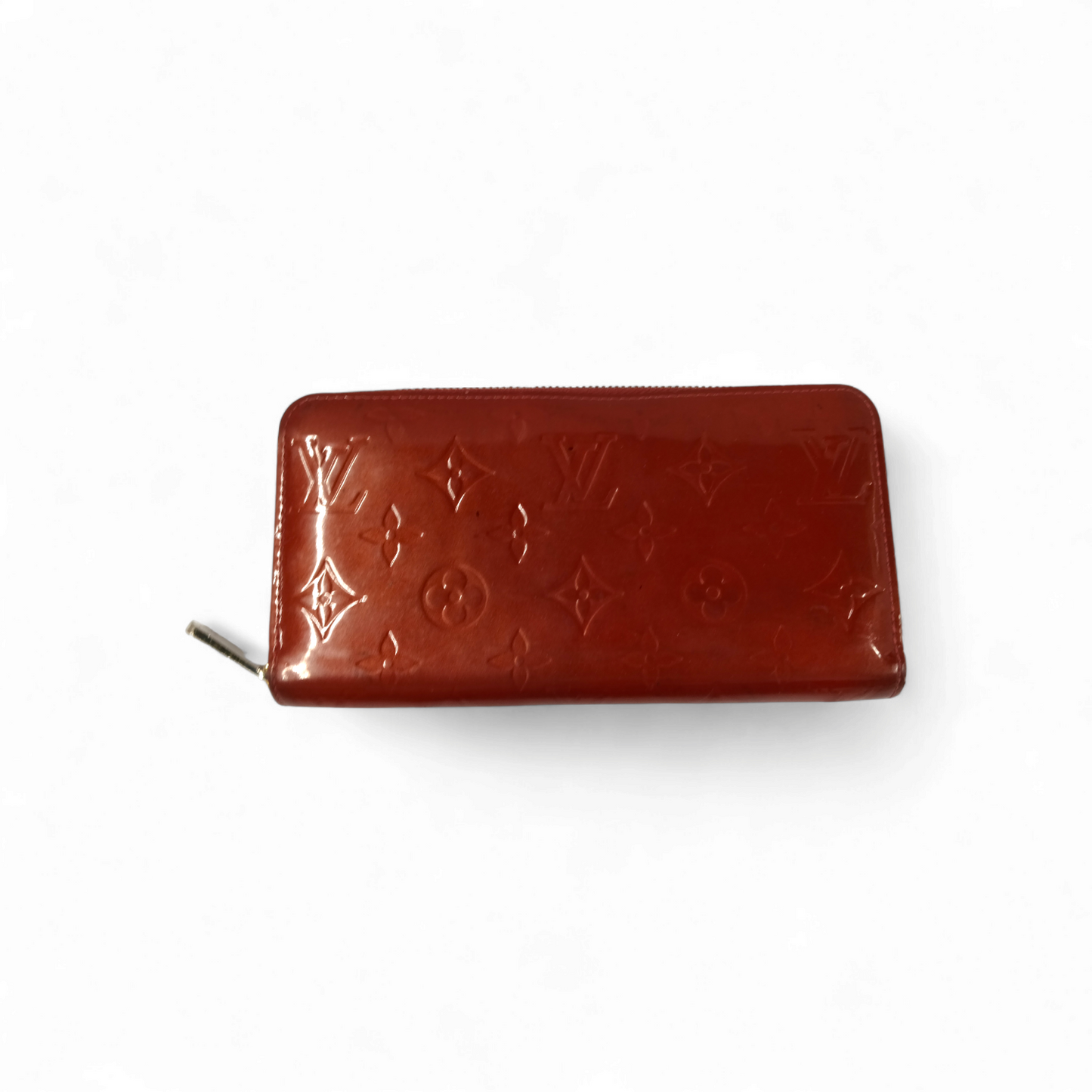 LOUIS VUITTON Long Wallet M93058 Red CA1123 *Sticky* Rank C