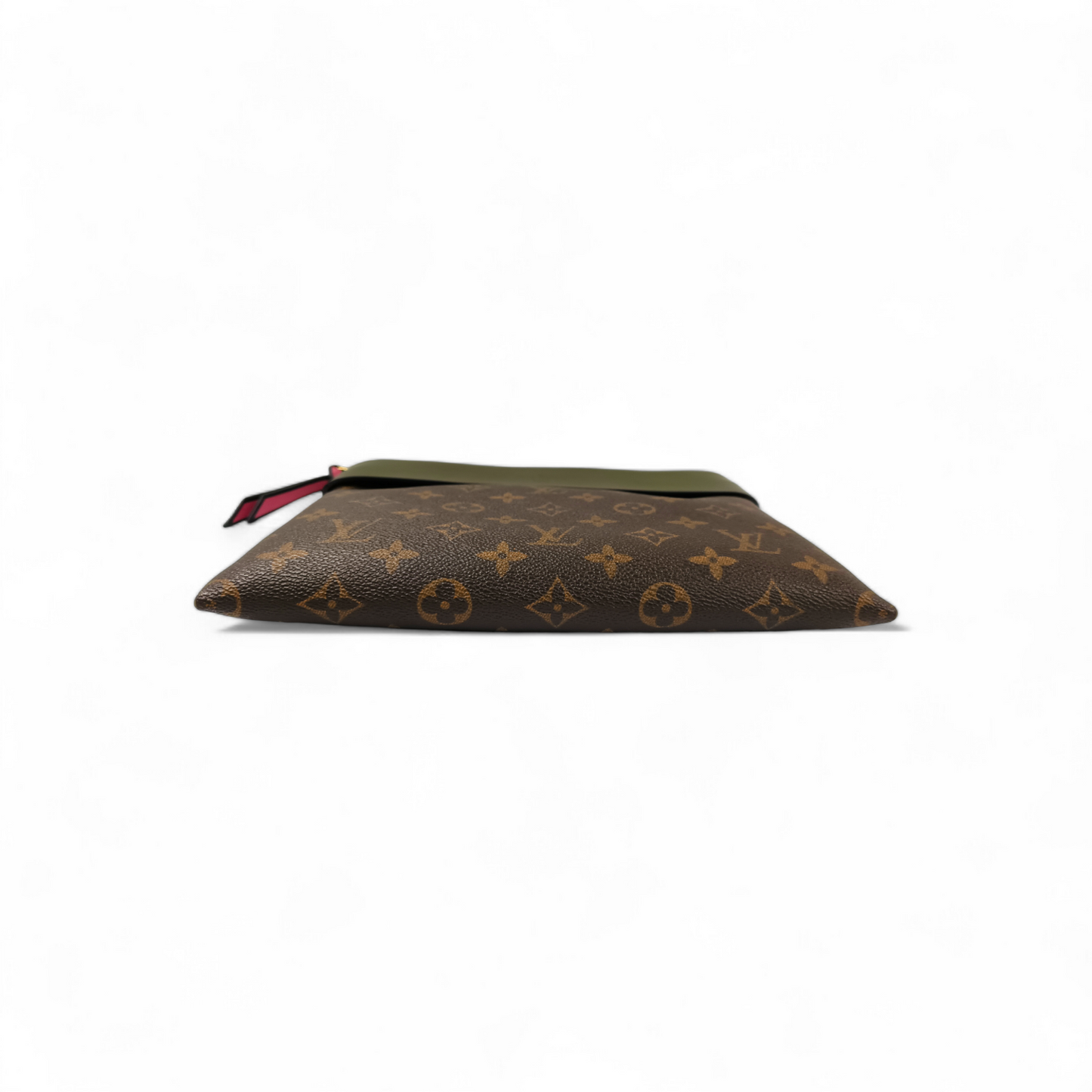 LOUIS VUITTON Clutch Bag Monogram Pochette Tuiler M64035 Brown CA0147 **Damage**  Rank B