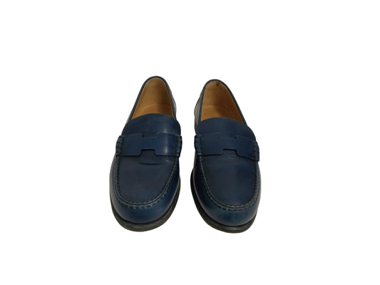 HERMES LOAFERS SIZE 35 LADY'S BLUE