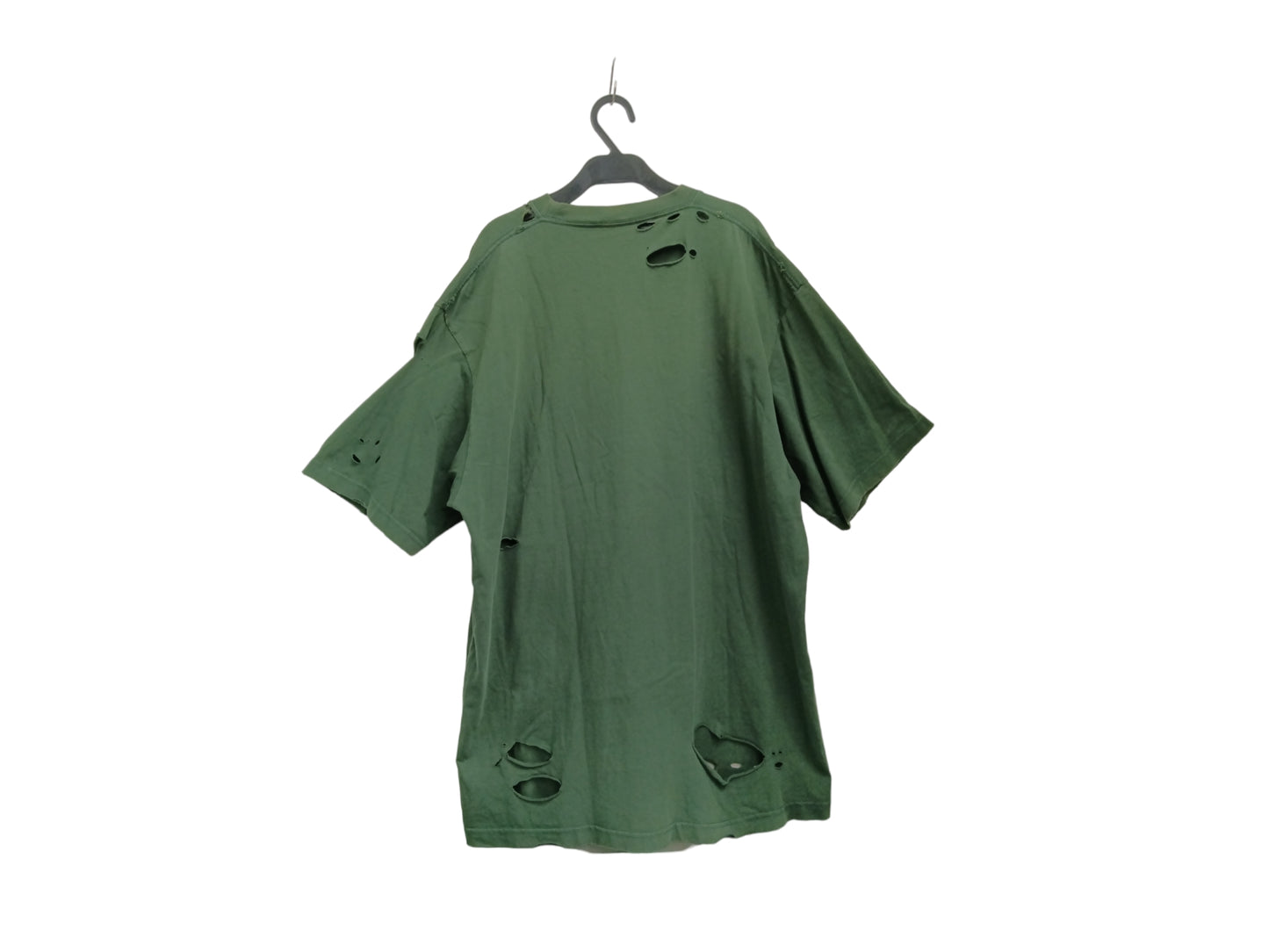 BALENCIAGA BOXY T-SHIRT SIZE XS MENS GREEN 651795