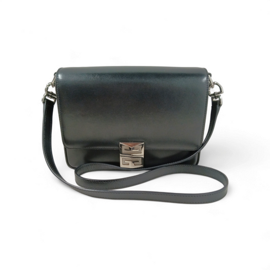 GIVENCHY Shoulder Bag Black EF A 0271 Rank B