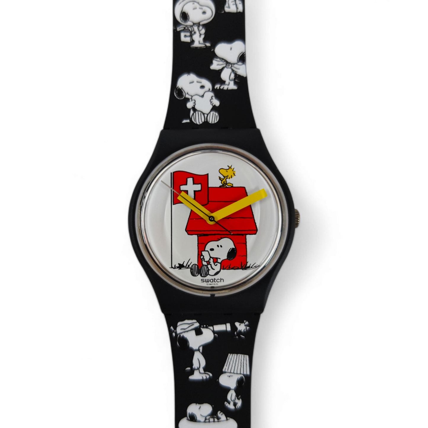 SWATCH Wrist Watch S028Z107 Peanuts Swatch Watch Rank A