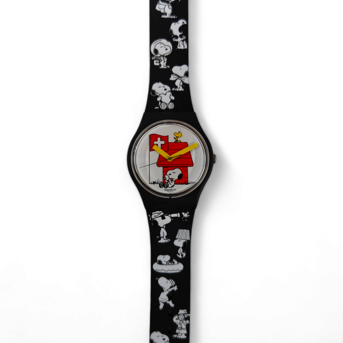 SWATCH Wrist Watch S028Z107 Peanuts Swatch Watch Rank A