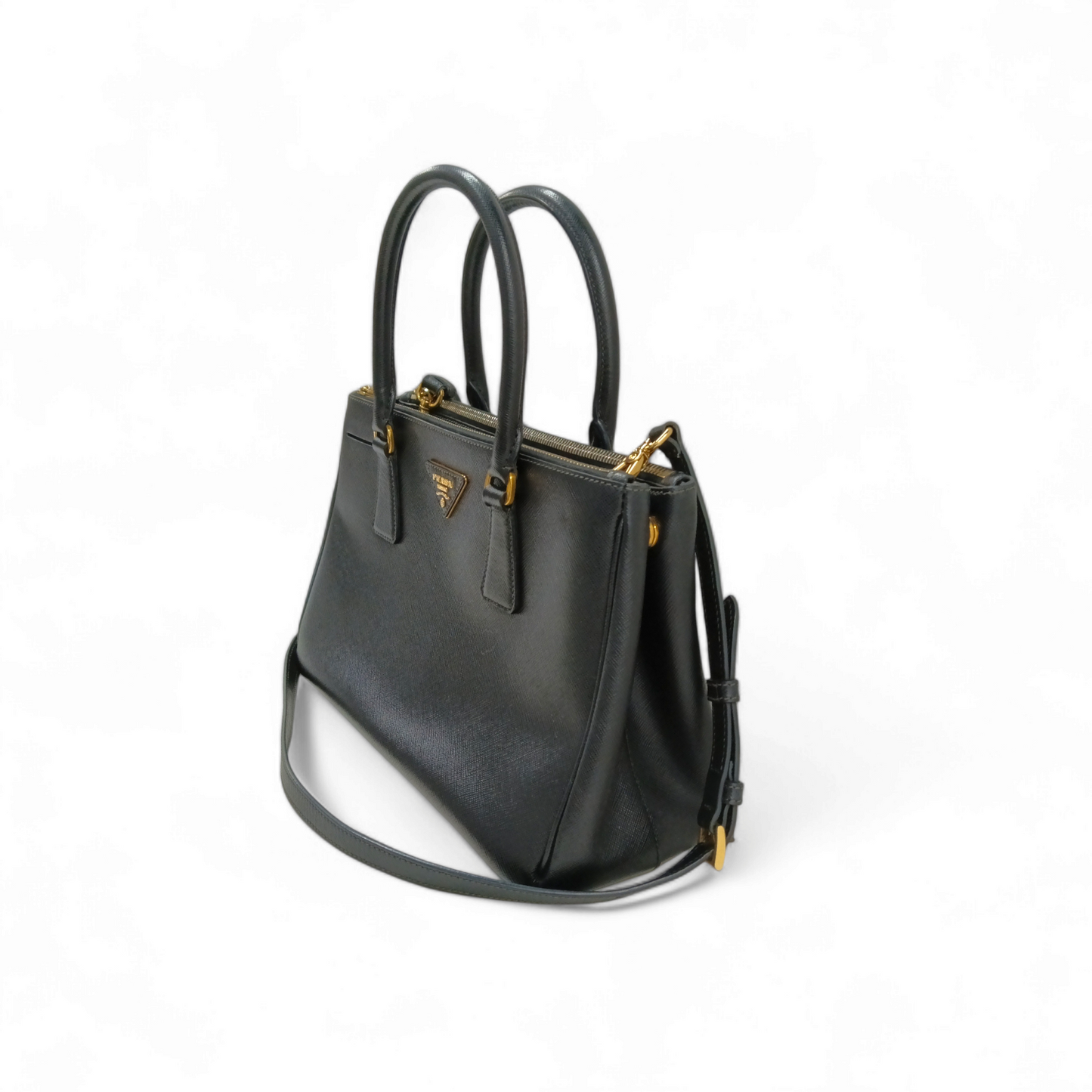 PRADA 2WAY BAG SAFFIANO BLACK BN1874 RANK(B)