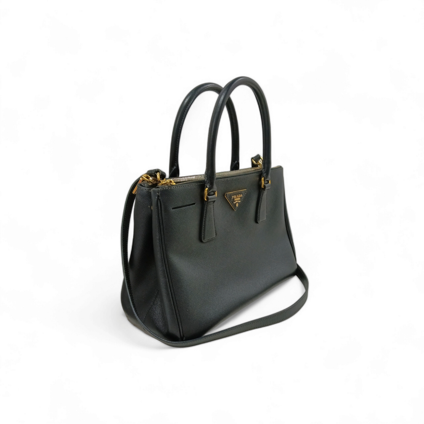 PRADA 2WAY BAG SAFFIANO BLACK BN1874 RANK(B)