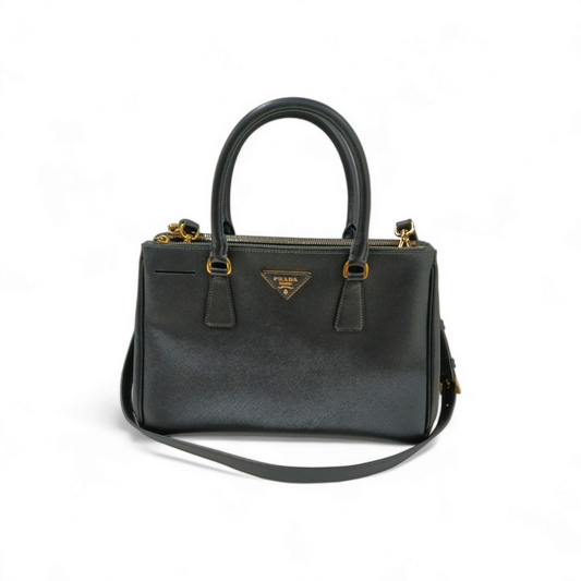 PRADA 2WAY BAG SAFFIANO BLACK BN1874 RANK(B)