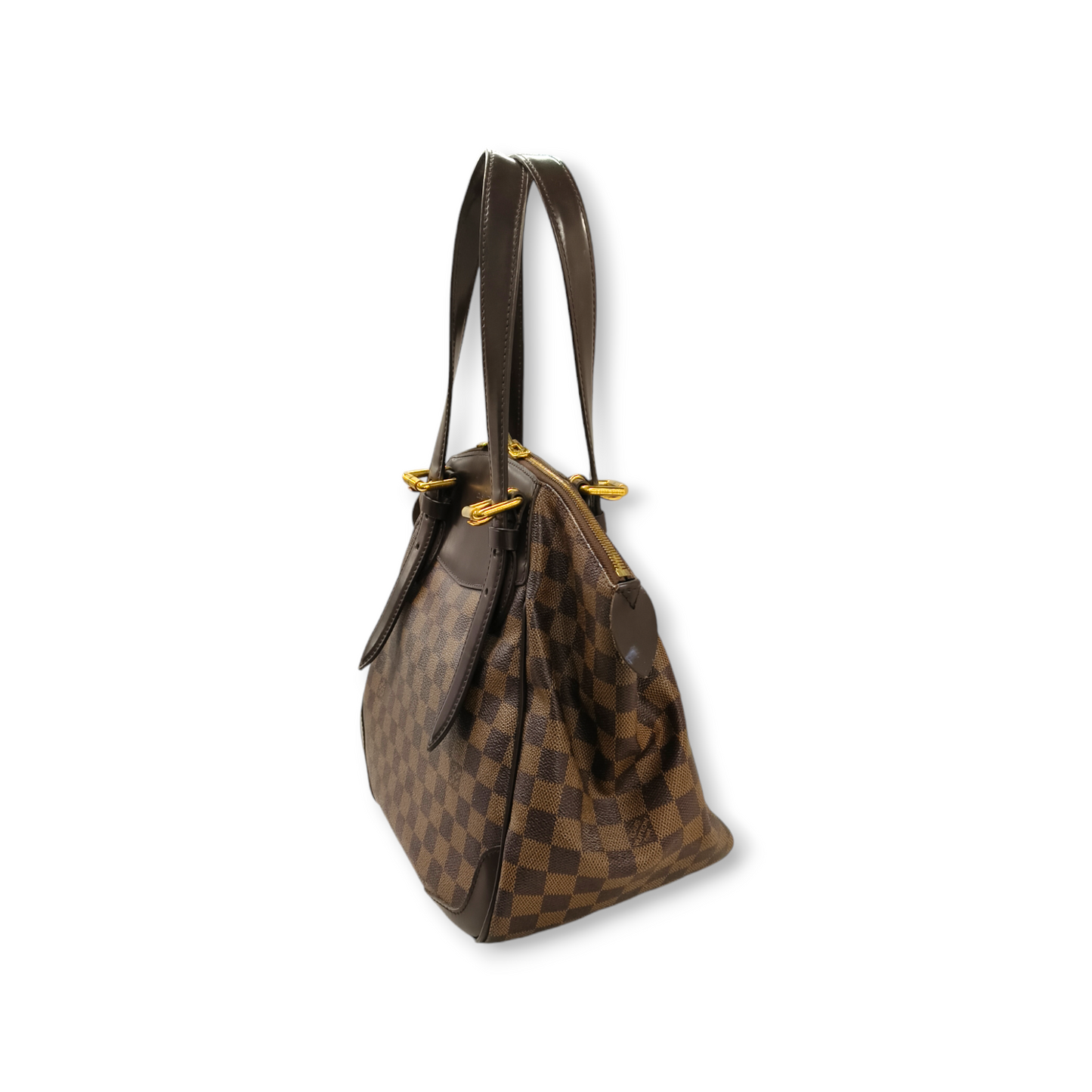 LOUIS VUITTON Handbag Damier Verona N41118 Brown VI4170 Rank B