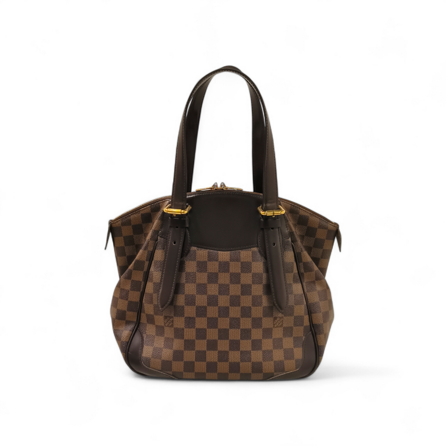 LOUIS VUITTON Handbag Damier Verona N41118 Brown VI4170 Rank B