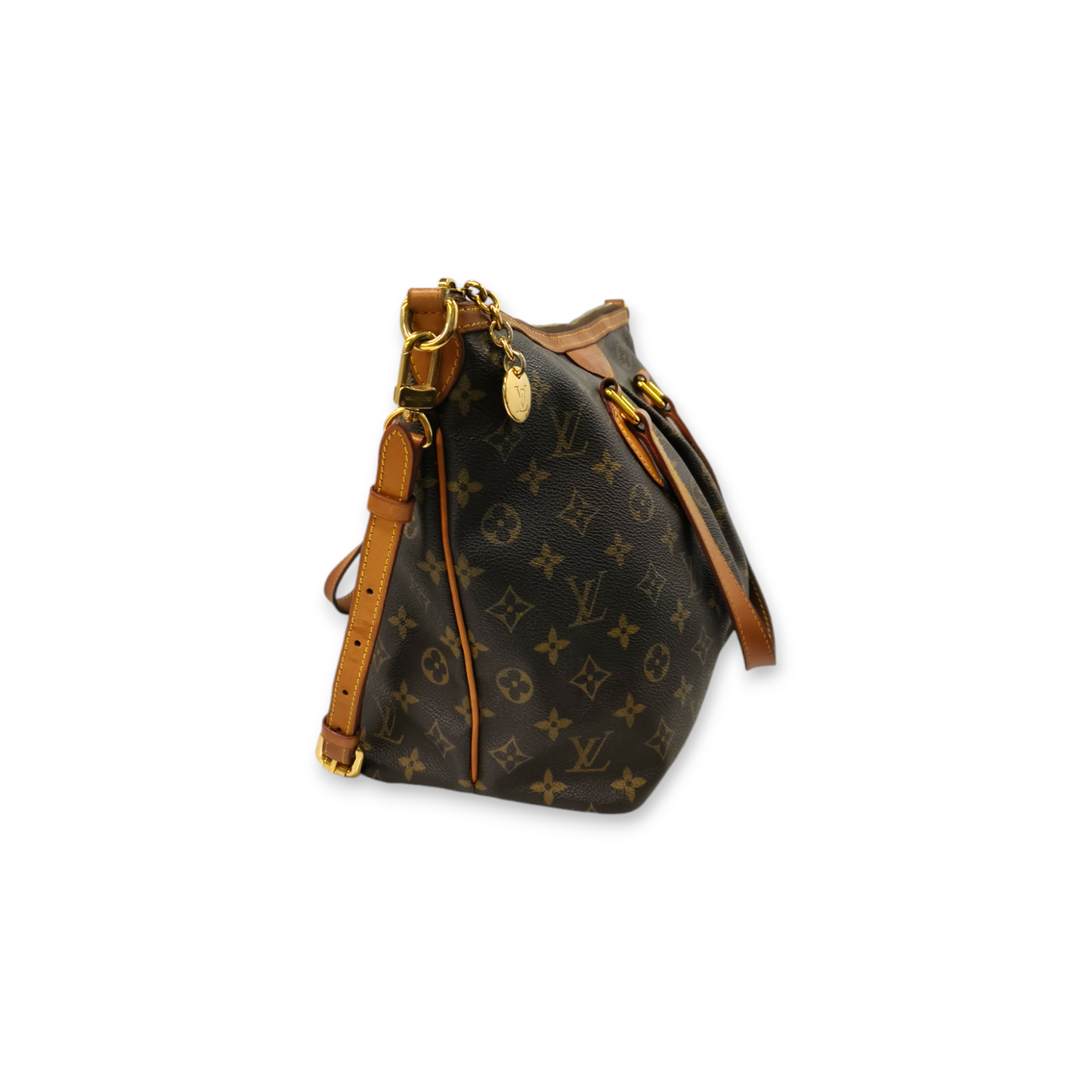 LOUIS VUITTON 2WAY Bag Monogram M40145 Brown *Stain/Scratch* VI1029 Palermo PM Rank BC