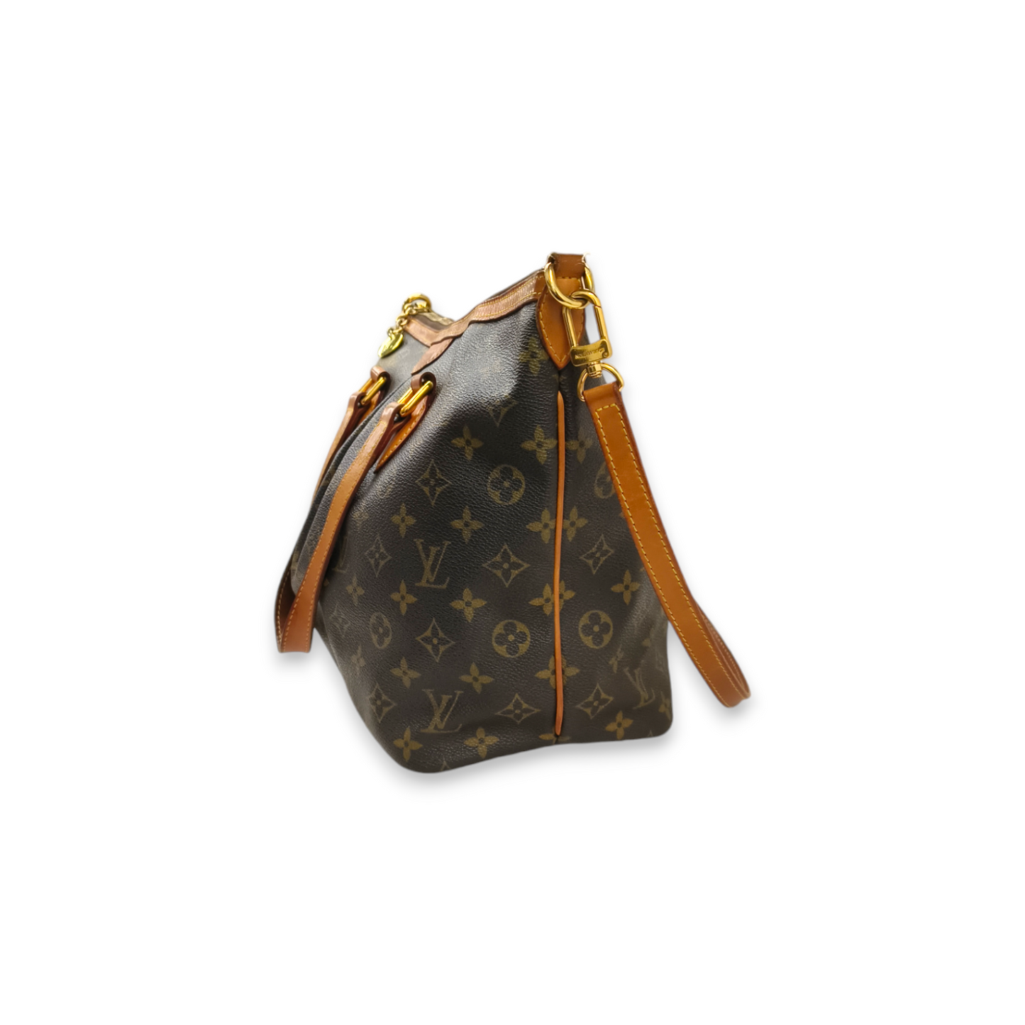 LOUIS VUITTON 2WAY Bag Monogram M40145 Brown *Stain/Scratch* VI1029 Palermo PM Rank BC