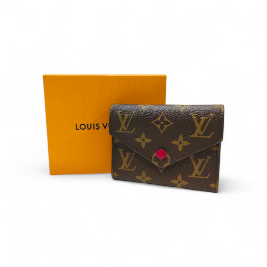 LOUIS VUITTON Wallet M41938 Brown NZ2187 Rank A