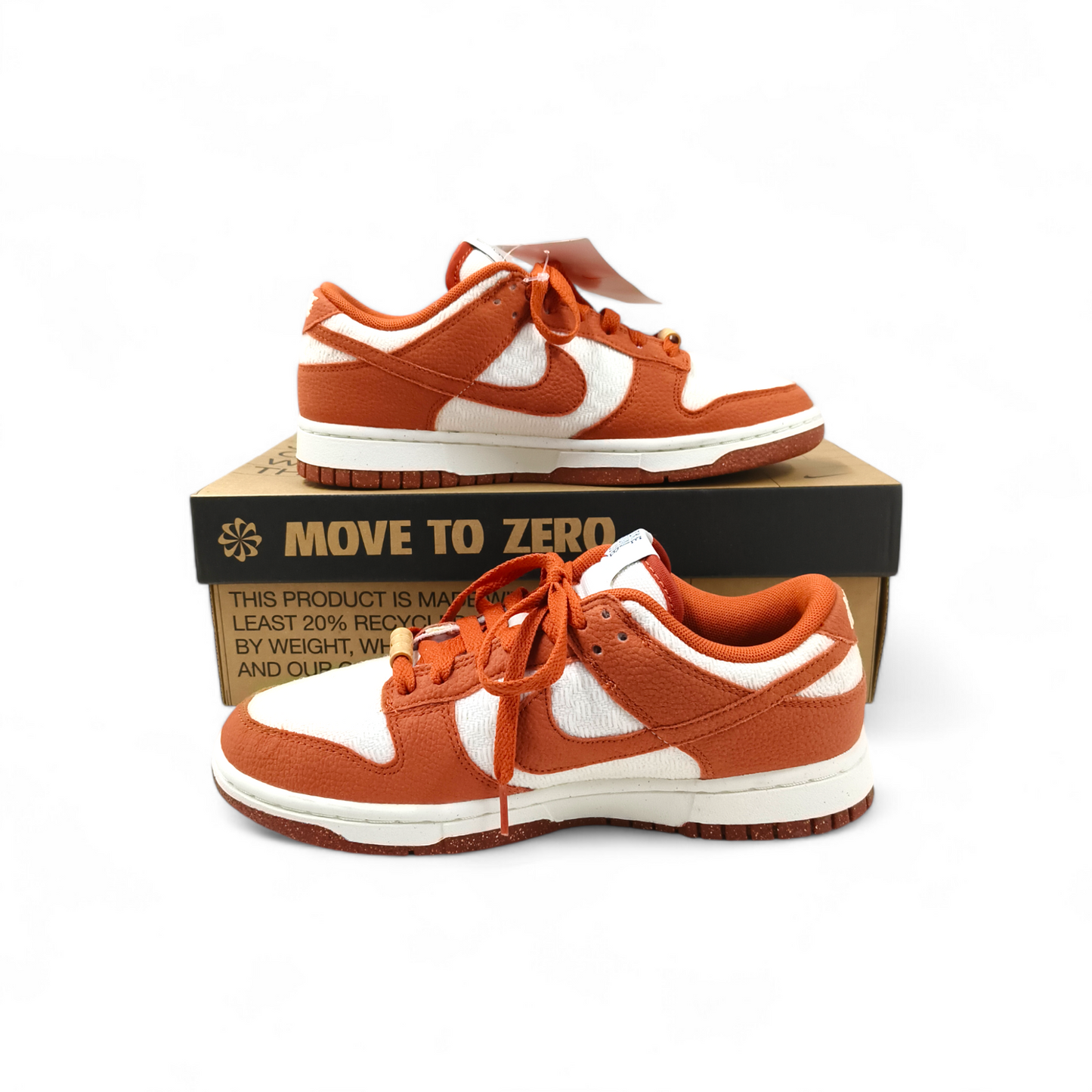 NIKE Sneaker SIZE 7.5 US DR5475-100 Lady's Orange W Dunk Low SE Sun Club Burnt Sunr Rank A