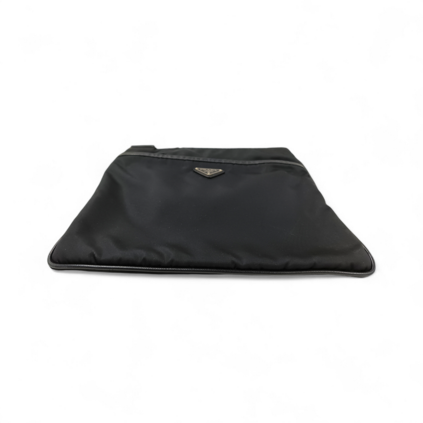 PRADA Messenger Bag 2VH053 Black *Stain* 173 Rank B