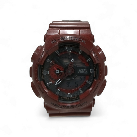 CASIO Wrist Watch GA110MN Red Rank B