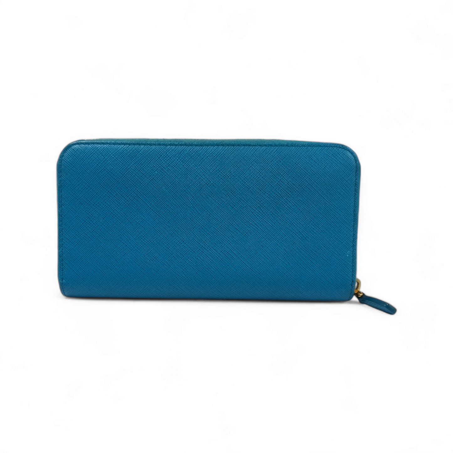 PRADA Long Wallet IML506 230A Sky Blue Rank B