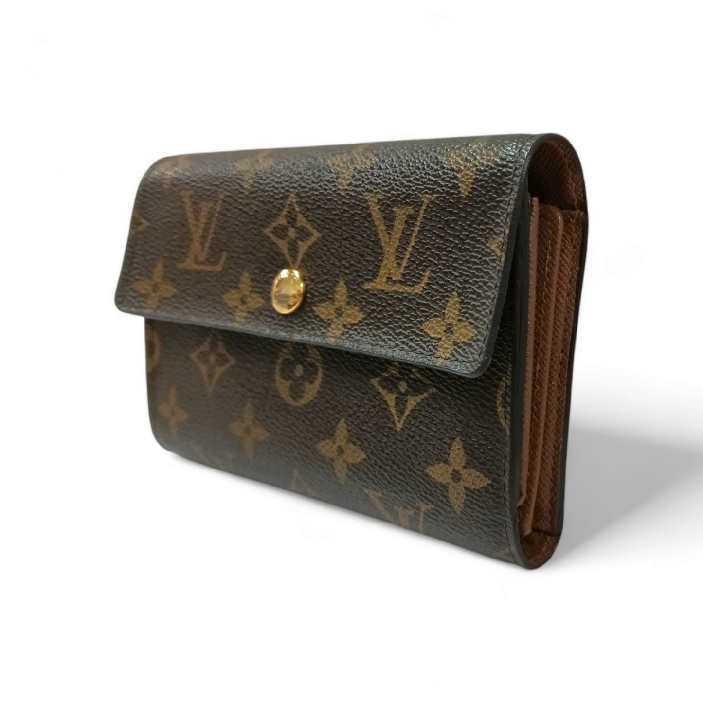 LOUIS VUITTON Wallet Monogram Brown SP1027 *NAME S.A M60047 Rank C