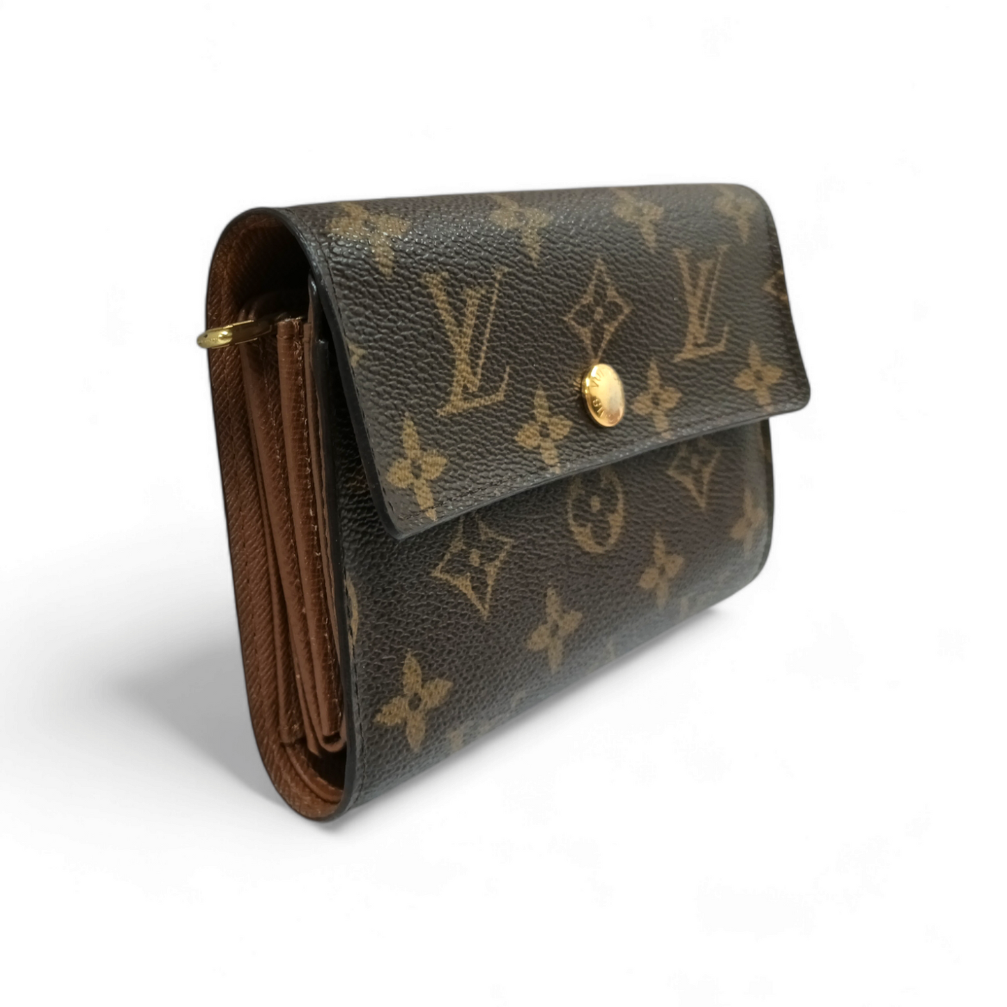 LOUIS VUITTON Wallet Monogram Brown SP1027 *NAME S.A M60047 Rank C