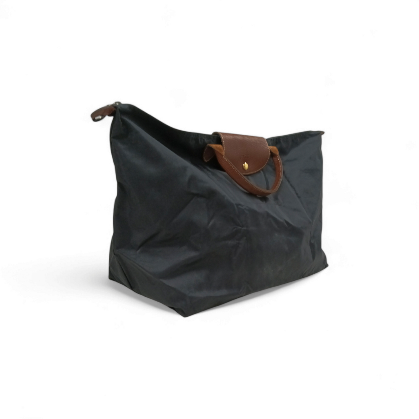 LONGCHAMP Tote Bag 1624089001 Black Stain Rank B