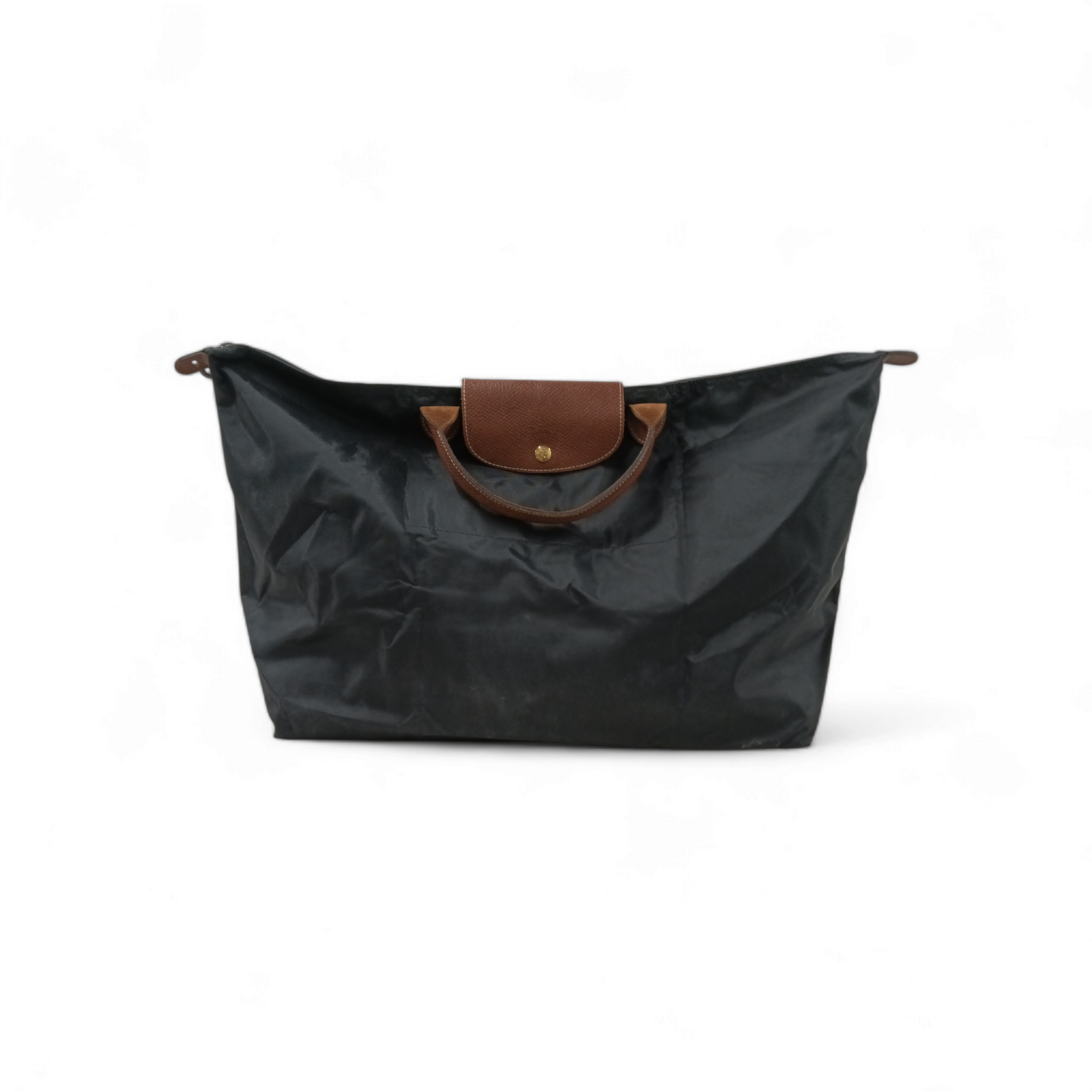 LONGCHAMP Tote Bag 1624089001 Black Stain Rank B