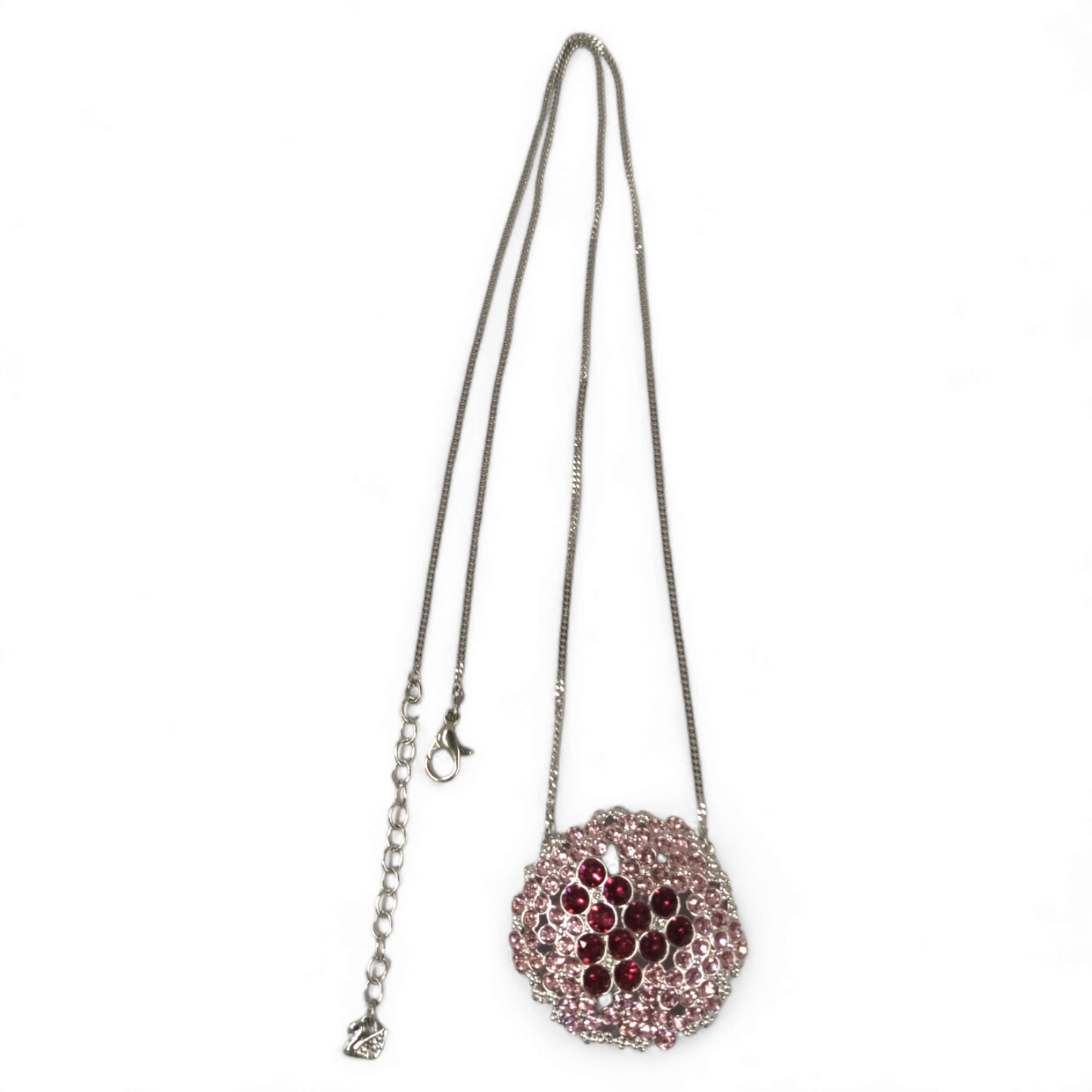 SWAROVSKI Necklace Silver/Pink crystal Rank A