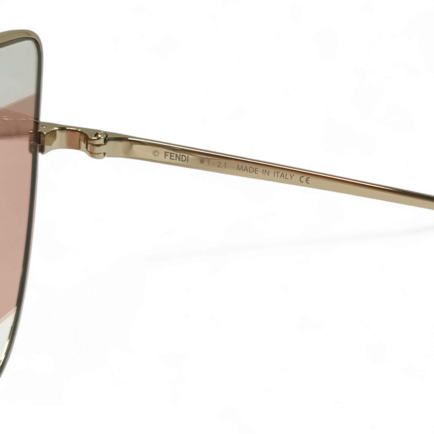 FENDI Sunglasses FE40015ZU Gold/pink Rank A