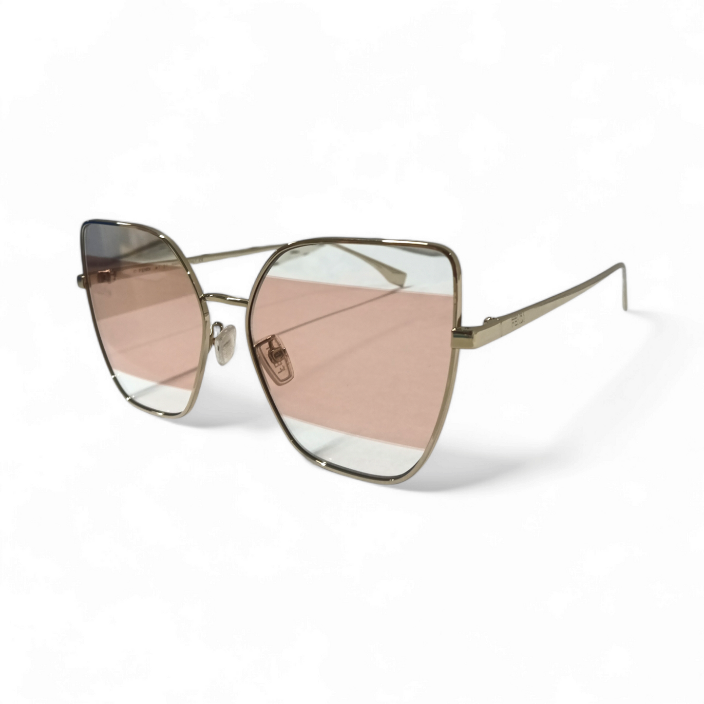 FENDI Sunglasses FE40015ZU Gold/pink Rank A