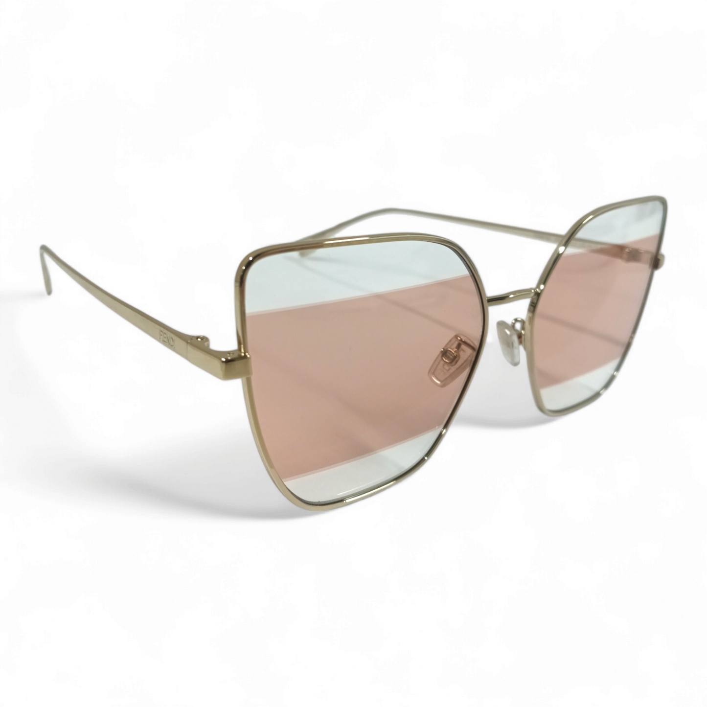 FENDI Sunglasses FE40015ZU Gold/pink Rank A