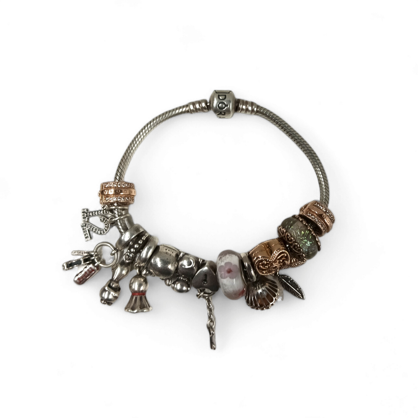 PANDORA Bracelet 14P **Stain** Rank B