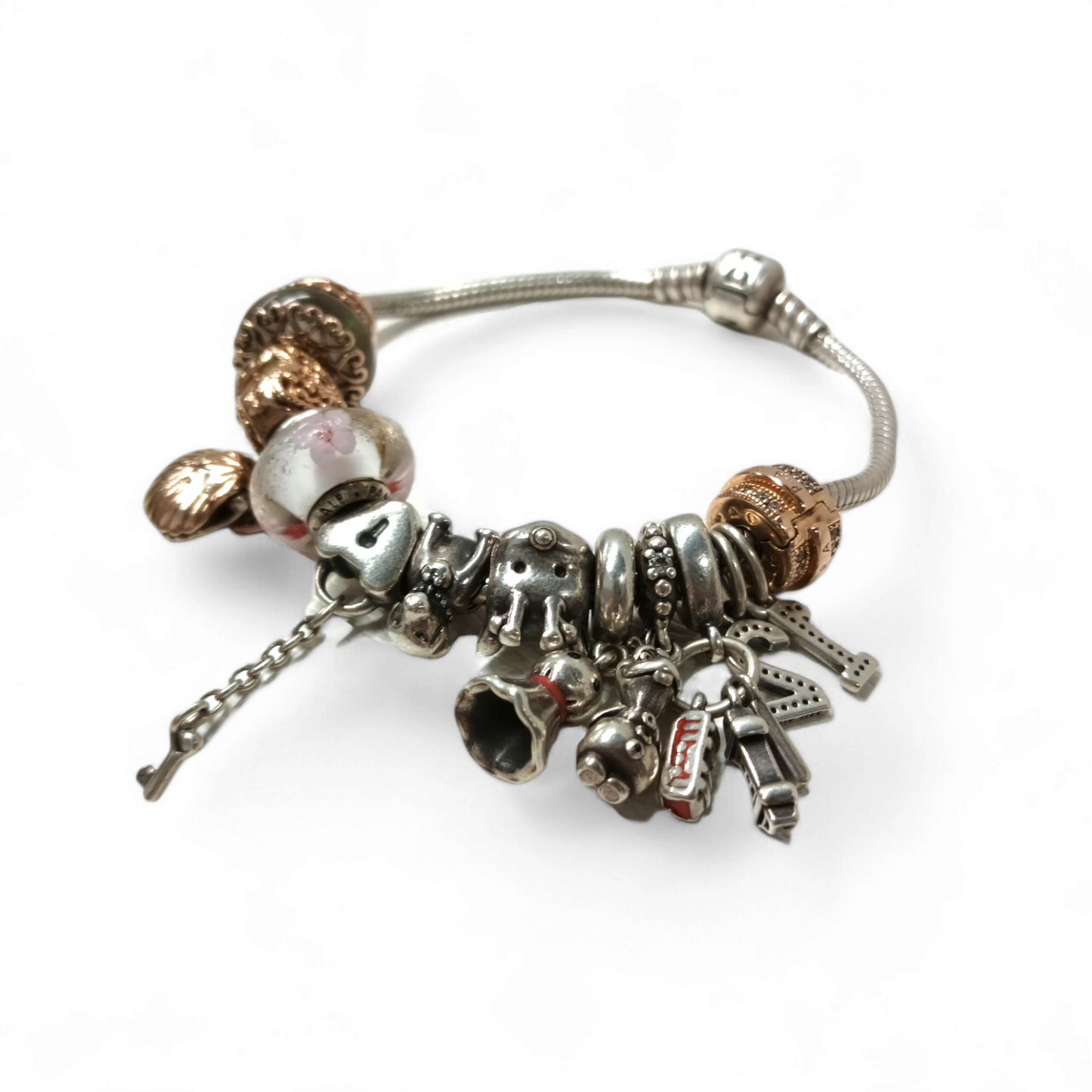 PANDORA Bracelet 14P **Stain** Rank B