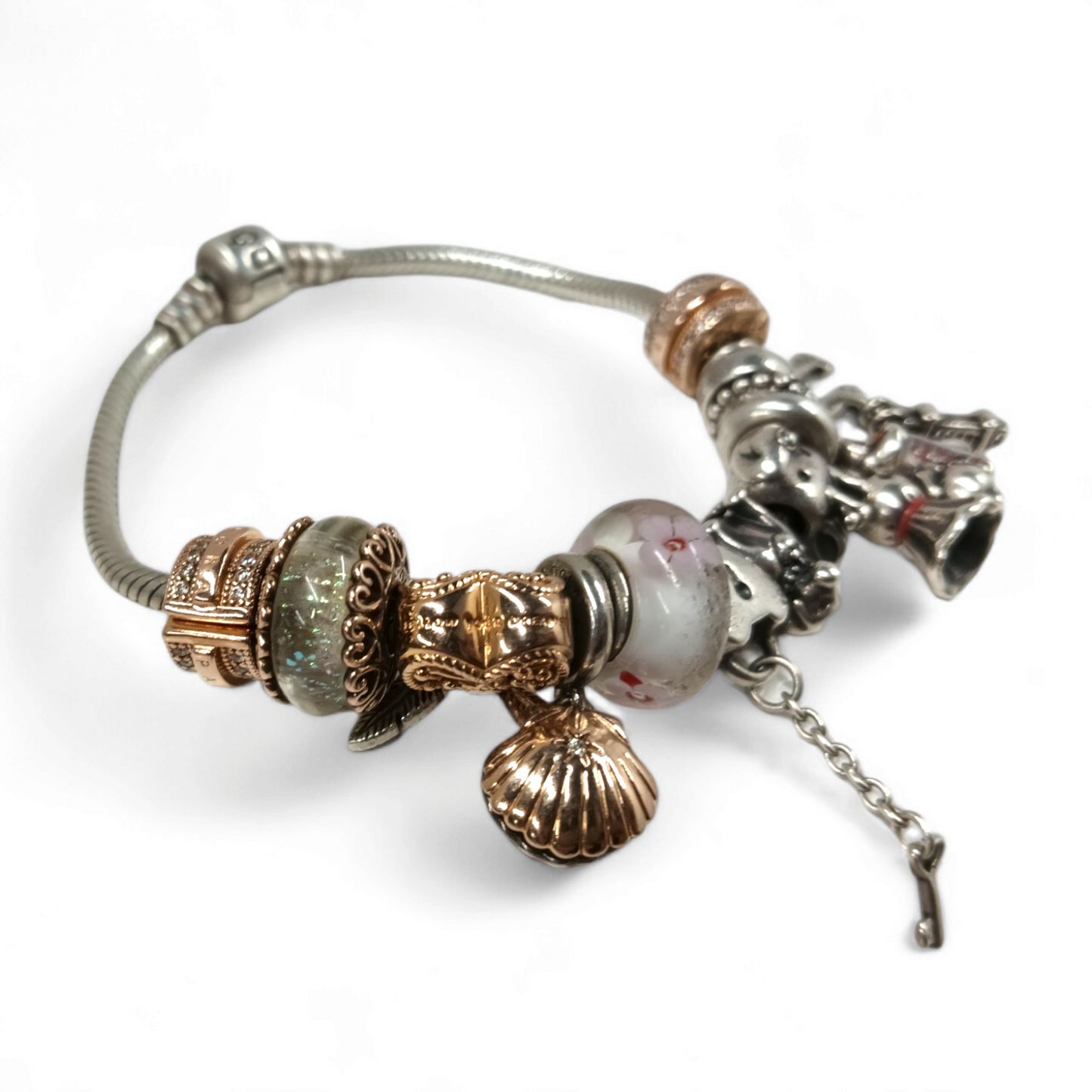 PANDORA Bracelet 14P **Stain** Rank B