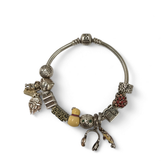 PANDORA Bracelet 12P **Stain** Rank B
