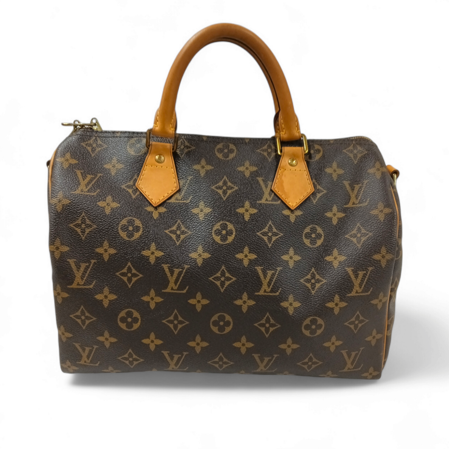 LOUIS VUITTON 2WAY Bag M41112 Speed Bandouliere 30 **Stain** Brown Rank B