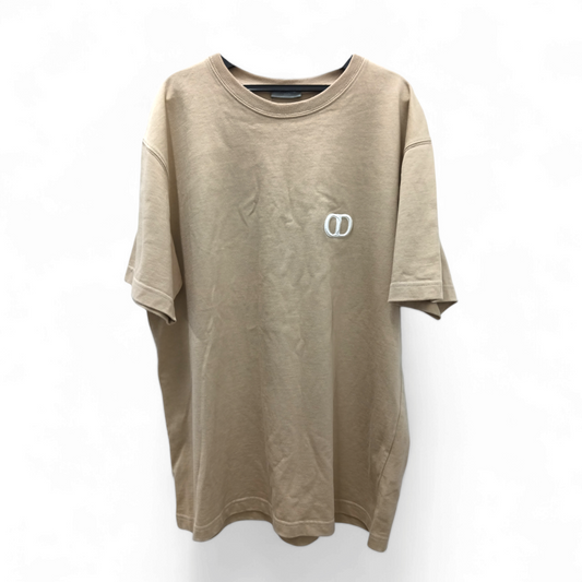 Christian Dior T-shirt Size L Mens Khaki 943J605A0554 Rank B