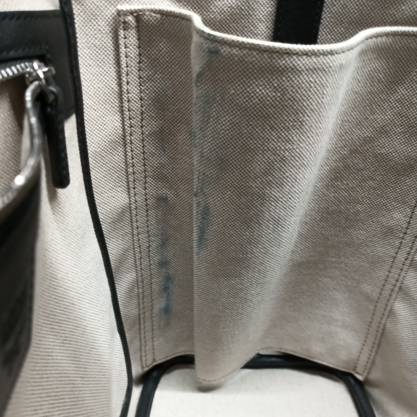 MCM Shoulder Bag MWPBSER01BK001 Lnner Stain AREN SHOPPER MEDIUM *Stain* BLACK Rank AB