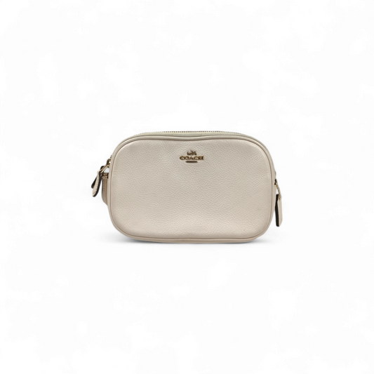 COACH Shoulder Bag F65988 White Stain Rank B