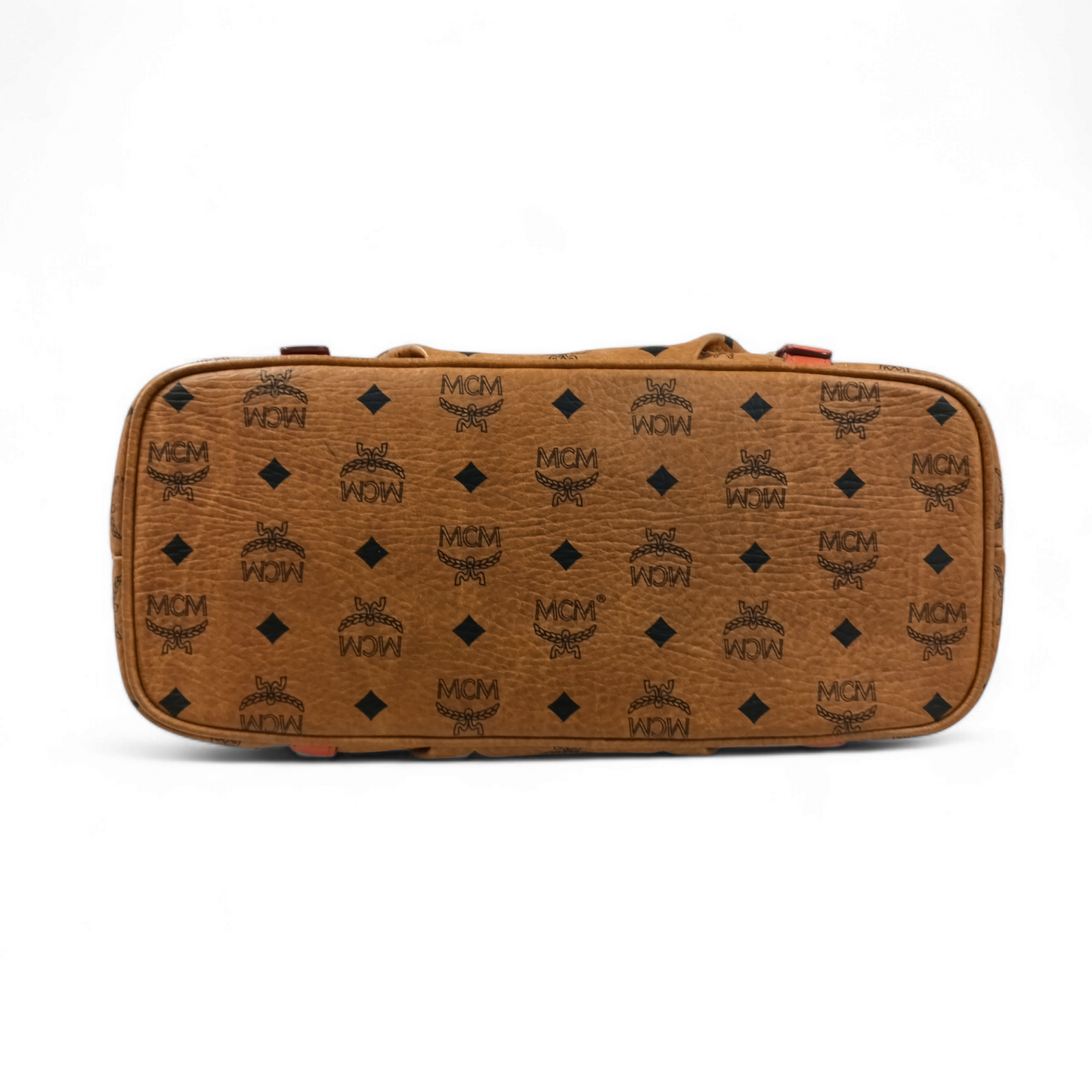 MCM Shoulder Bag MwP1SV121RC001 Scratch Brown Rank A