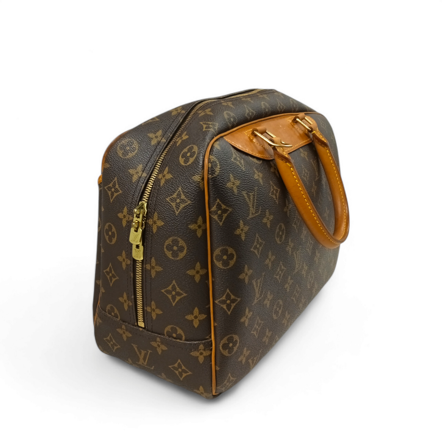 LOUIS VUITTON Handbag Monobag M47270 M10032 Deauville Brown Rank B