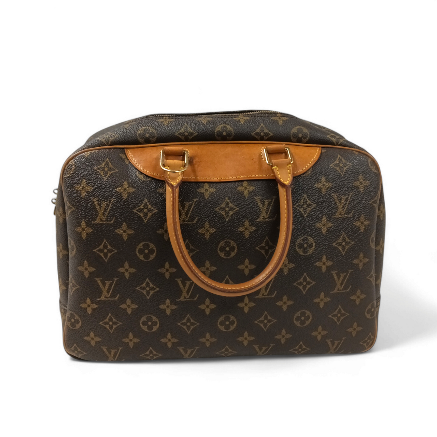 LOUIS VUITTON Handbag Monobag M47270 M10032 Deauville Brown Rank B