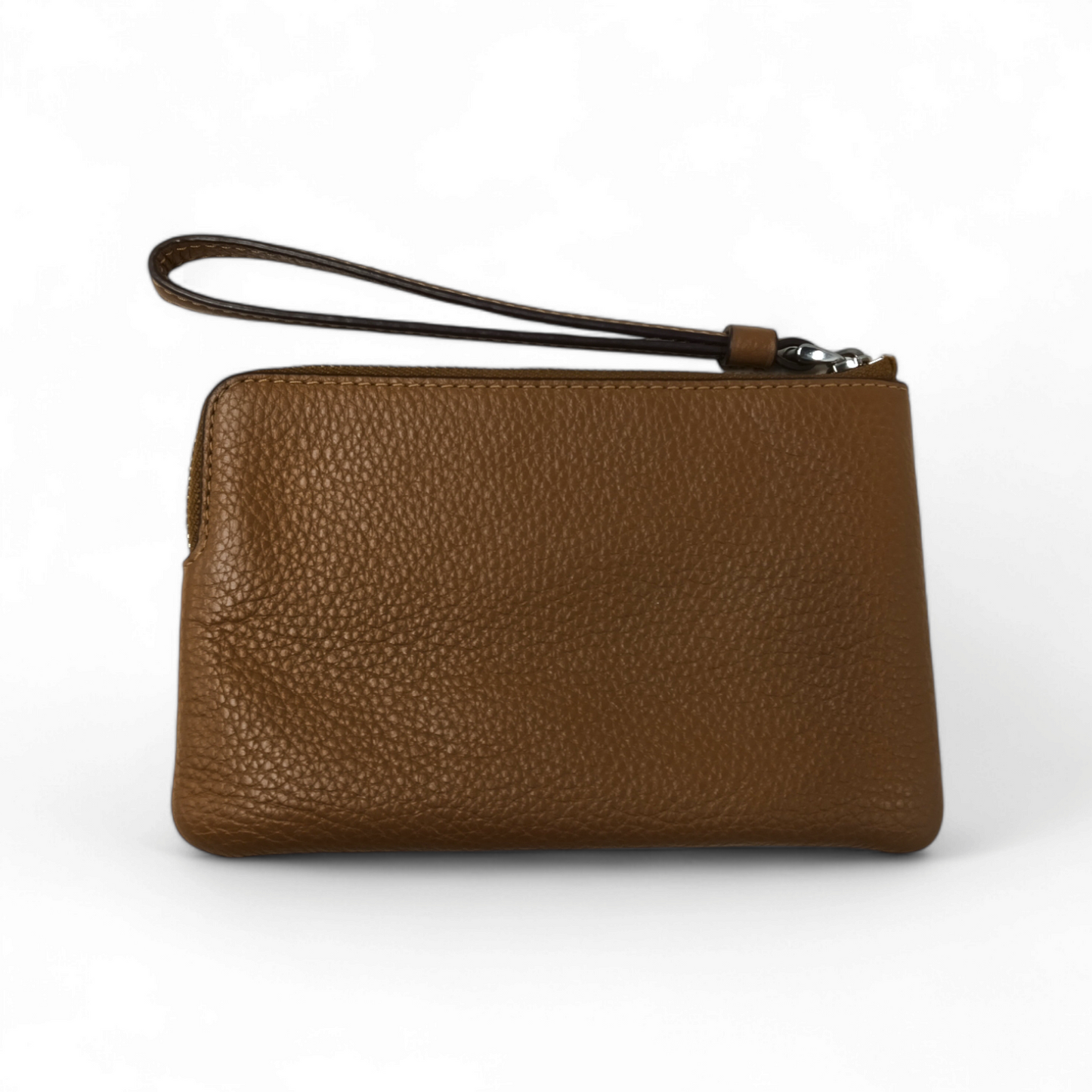 COACH Mini Pouch CR393 Brown Rank B