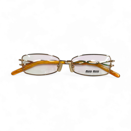 MIU MIU Eyewear VMU143E Orange Rank B