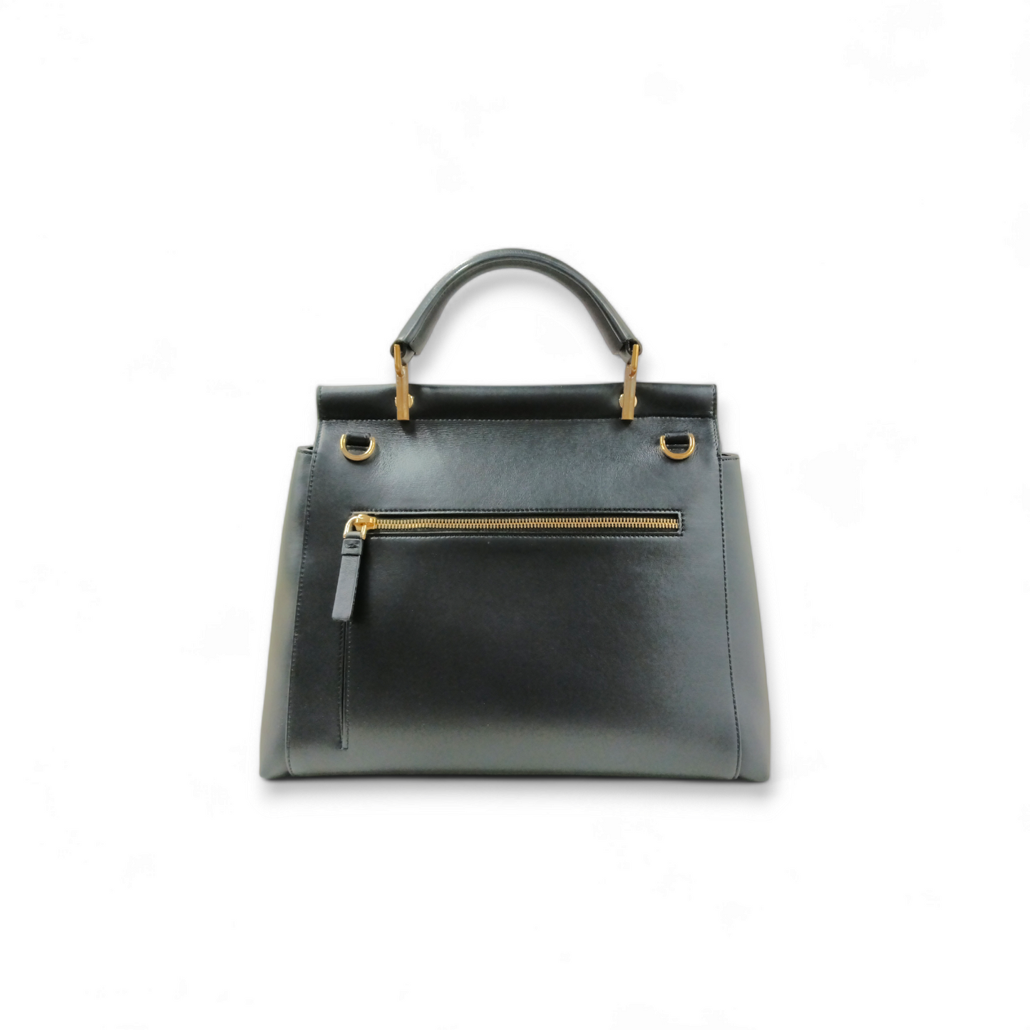 Roger vivier Tote Bag  Black Cabas Metal Buckle Rank B